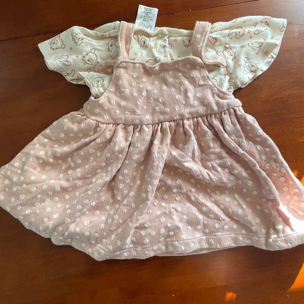 Disney Pink and Cream Bambi Dress - Picture 2 of 3